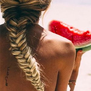 Mooi haar in de lente