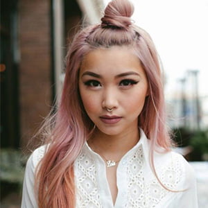 rose gold hair